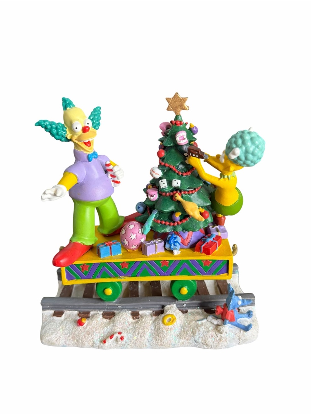 The Simpsons A Krusty Kristmas Christmas Express Figurine 2004 Hamilton